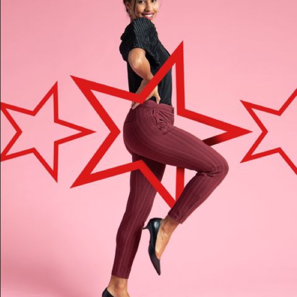 Betabrand Sherry skinny leg cigarette pants